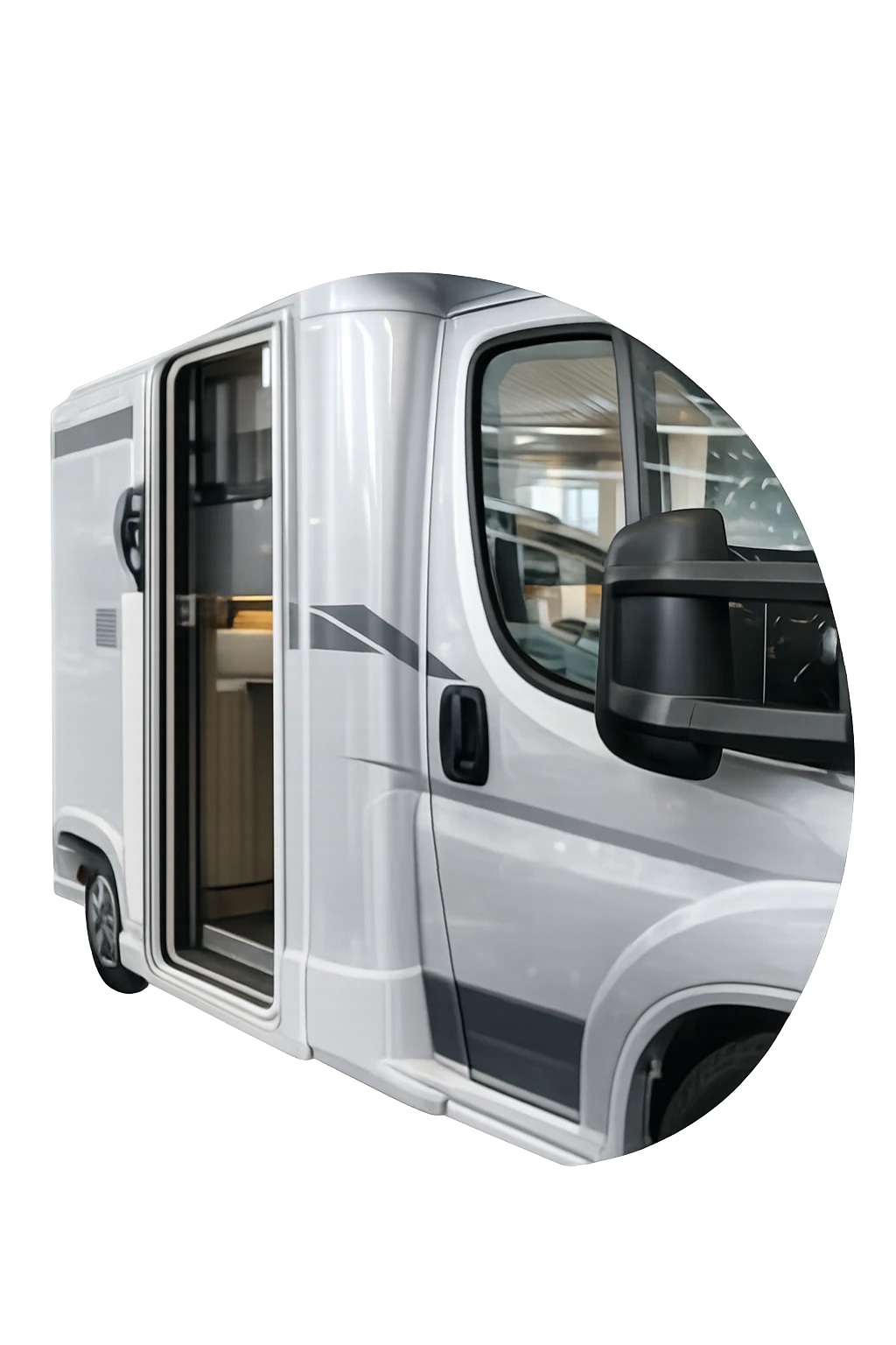 Inlämning av husbil på anläggning